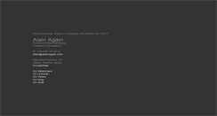 Desktop Screenshot of alainagain.com